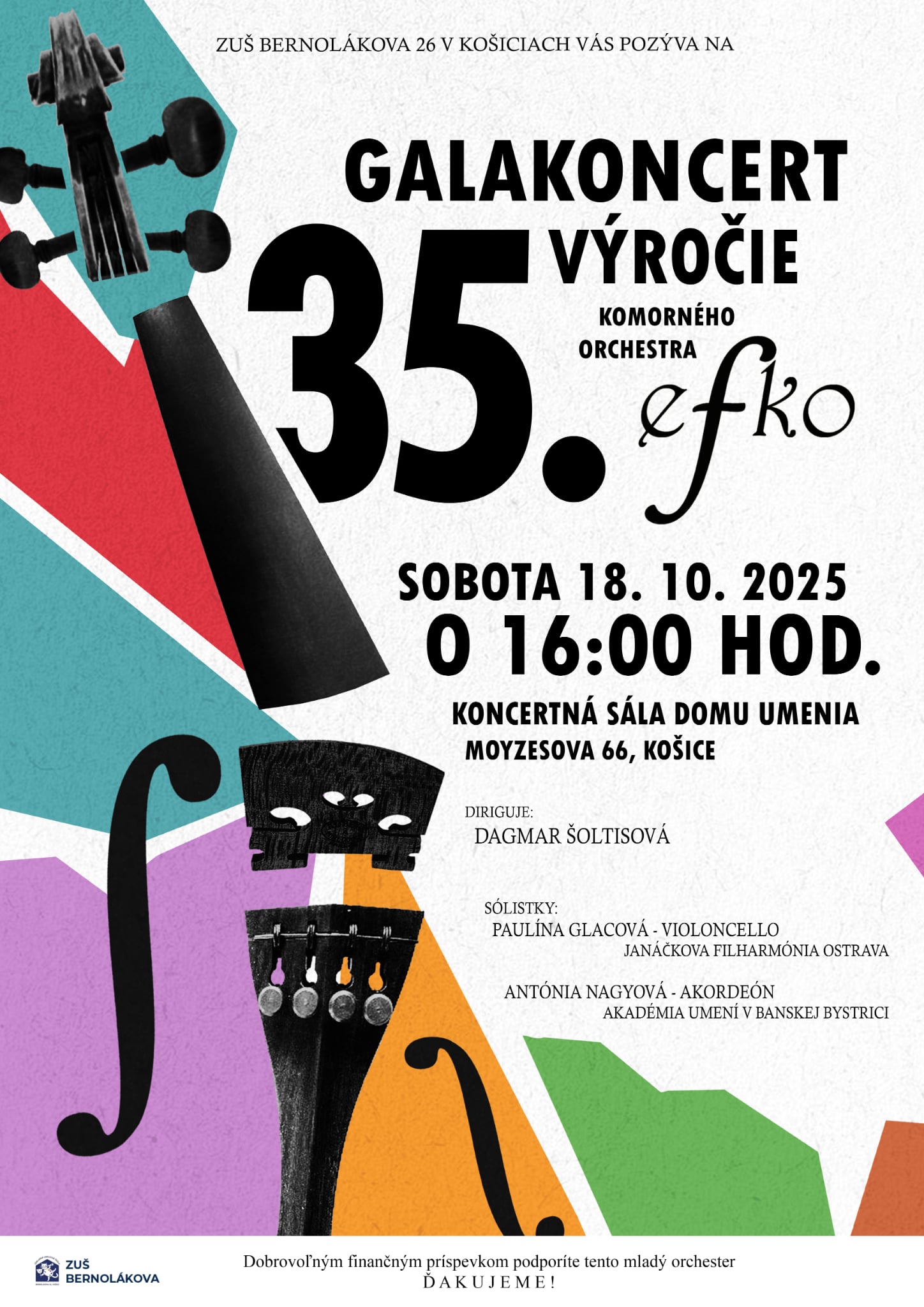 Galakoncert k 35. výročiu komorného orchestra