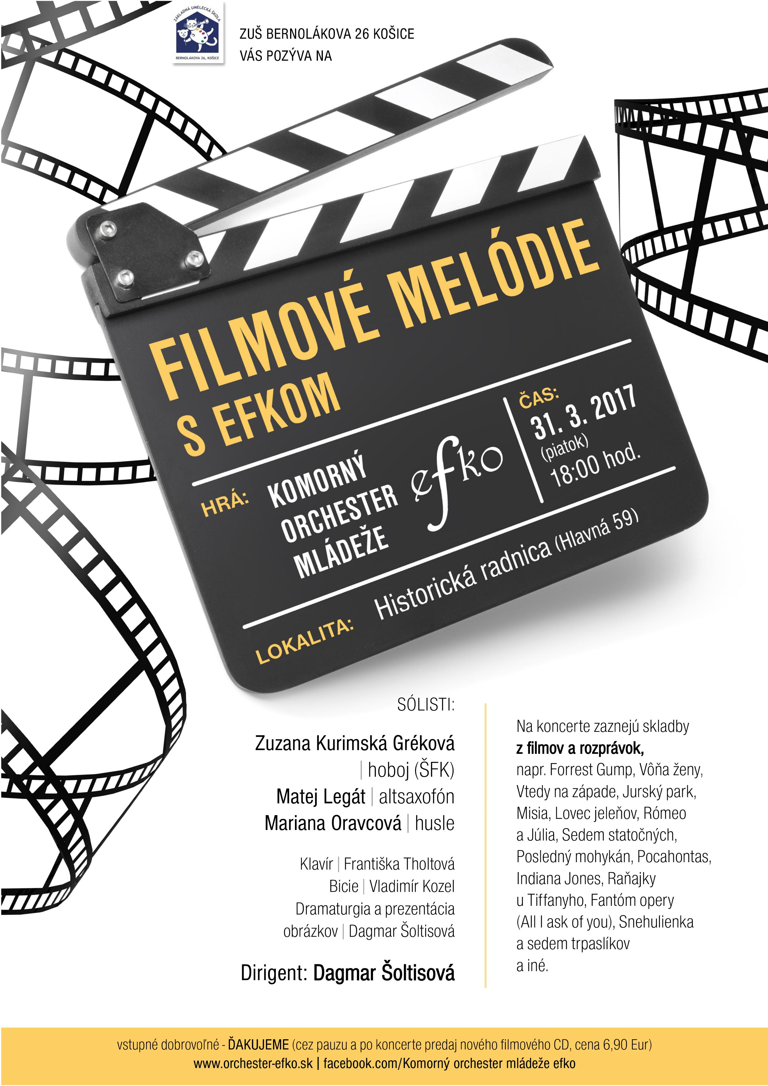 Filmové melódie s Efkom