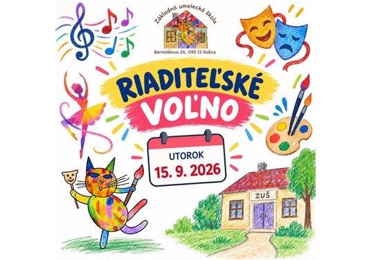 Riaditeľské voľno 15.9.2026